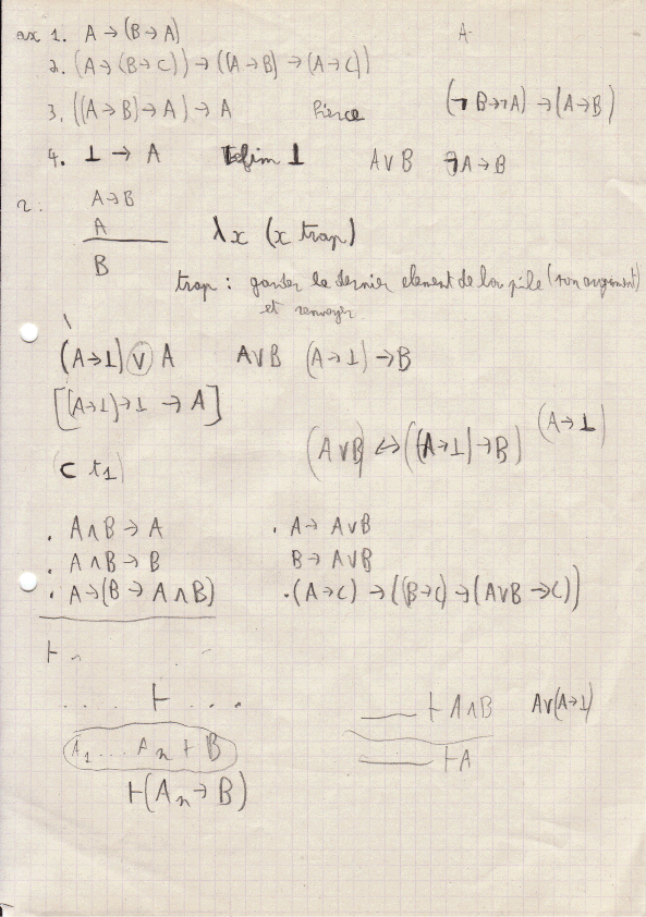 [Axiomes de Vandenbussche]
