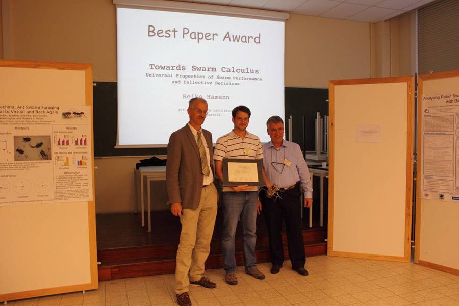 ANTS 2012 Best Paper Award