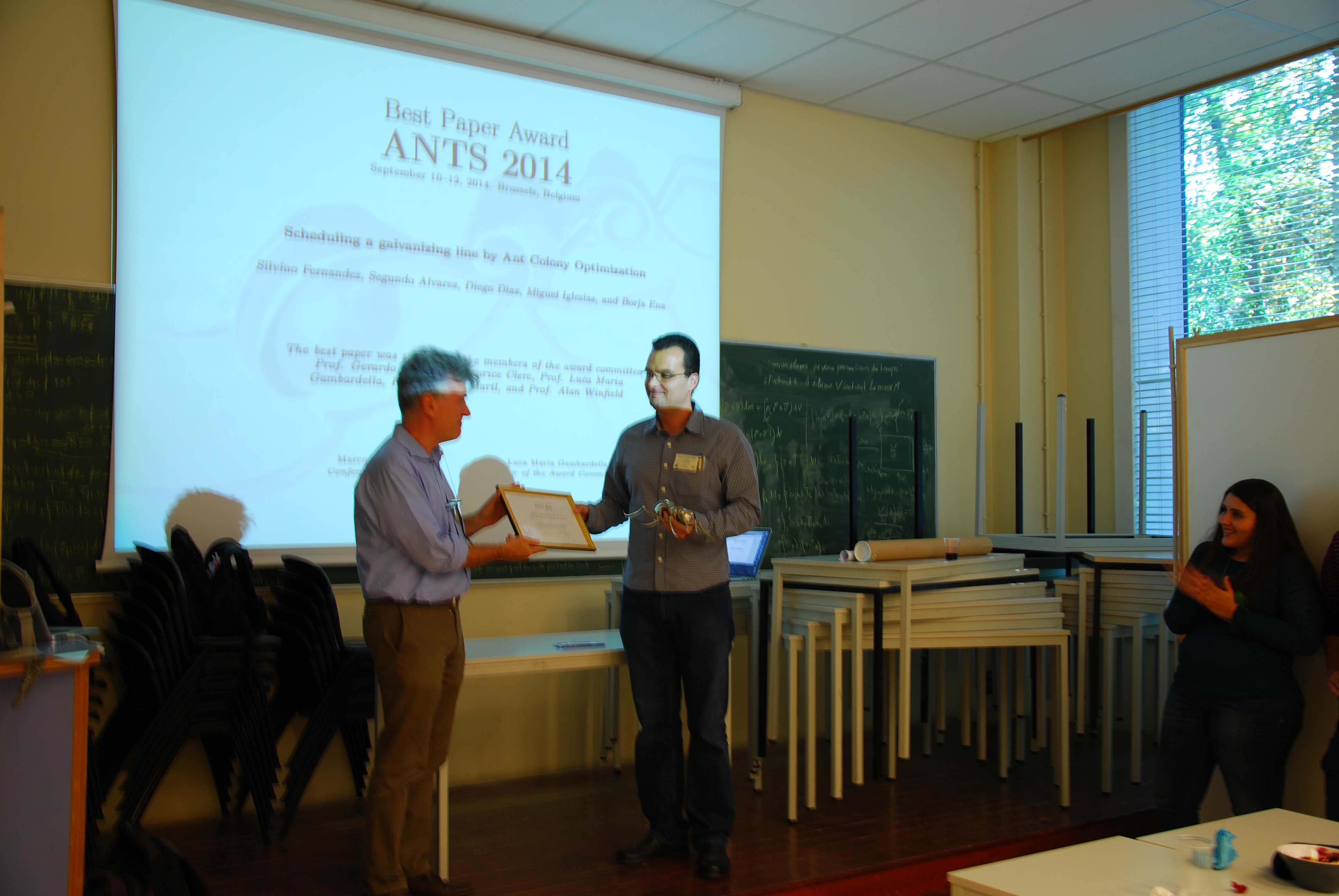 ANTS 2014 Best Paper Award